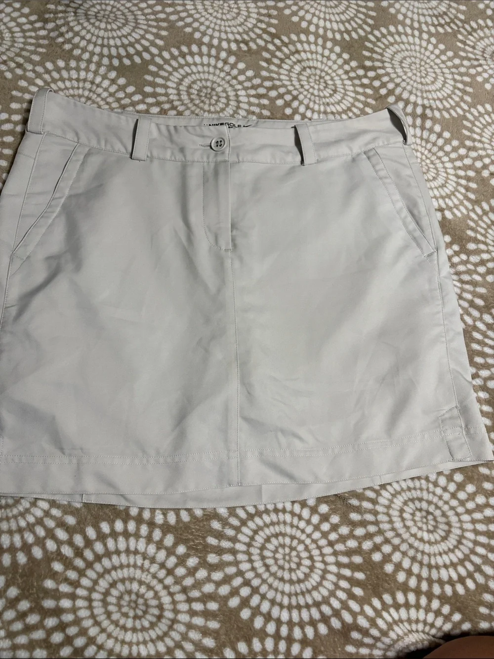 Nike Light Beige Women's Mini Skort